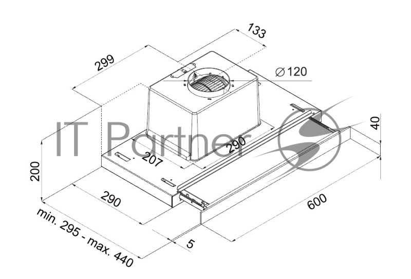 Вытяжка MAUNFELD OUSE TOUCH 60 белый