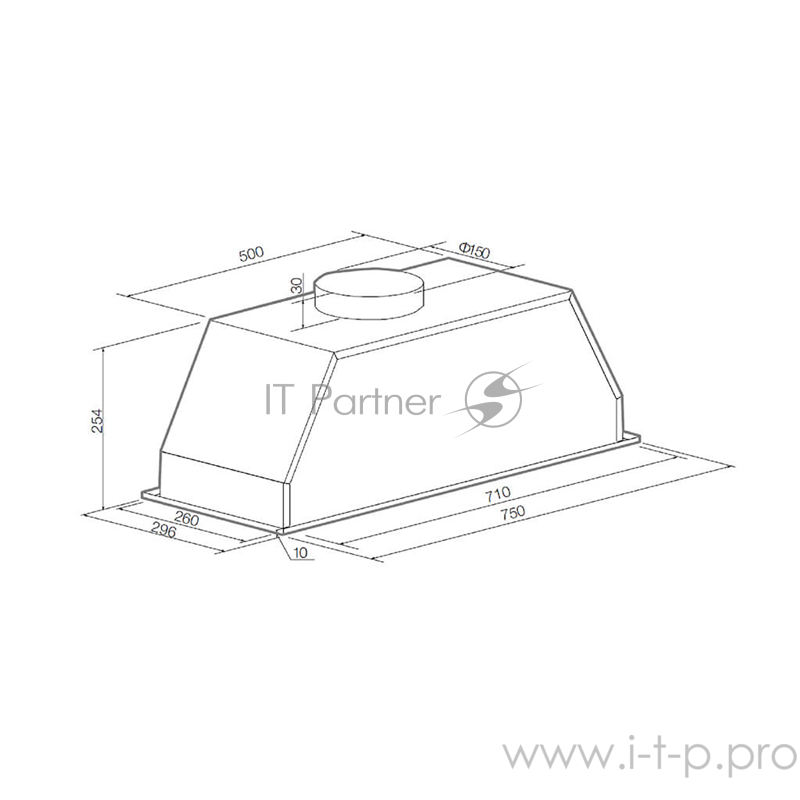 Встраиваемая вытяжка Graude LB 75.0 E