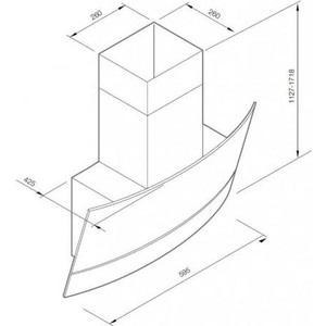 Вытяжка Graude DH 60.3 WE белый