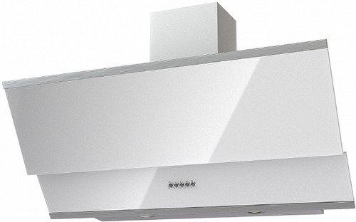 Вытяжка KRONASTEEL IRIDA 900 white push button кухонная