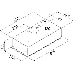 ВЫТЯЖКА MAUNFELD CROSBY ROCKY 60 черное стекло