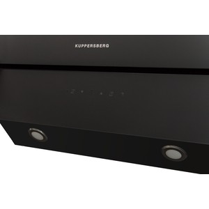 Вытяжка Kuppersberg Настенная вытяжка, ширина 90 см, отвод/рециркуляция, 600 м3/час, электронное сенсорное управление, таймер, 3 скорости, светодиодное освещение 2х2 Вт, металлические жироулавливающие фильтры, угольный фильтр KF-ES (опция), 42-58 дБ,