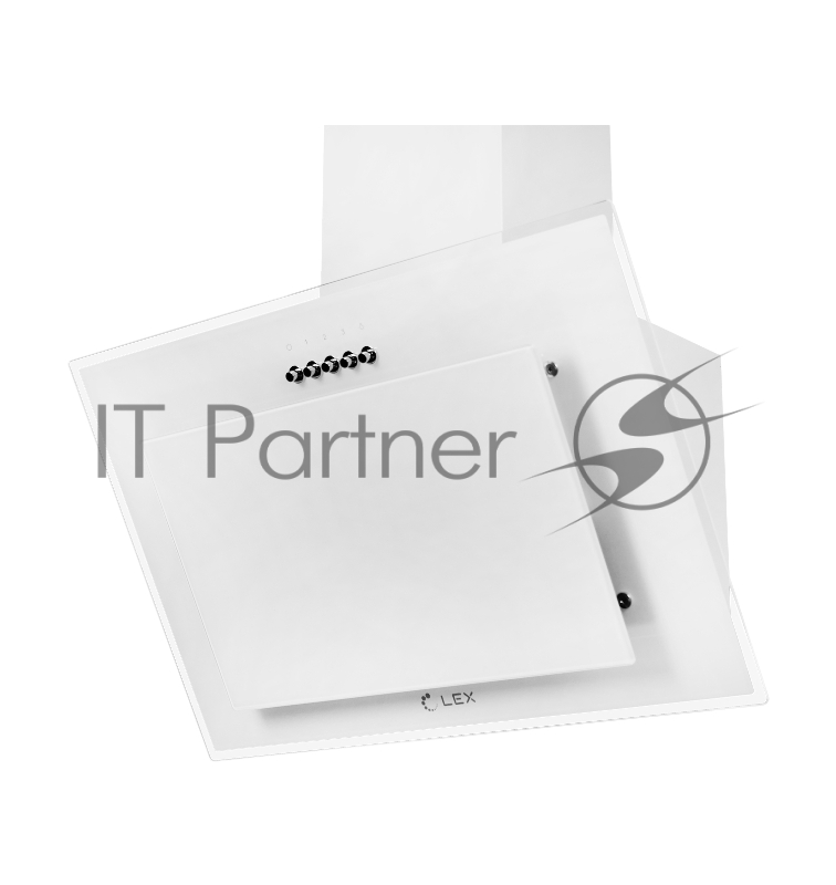 Вытяжка каминная Lex Mika G 500 белый управление: кнопочное (1 мотор)