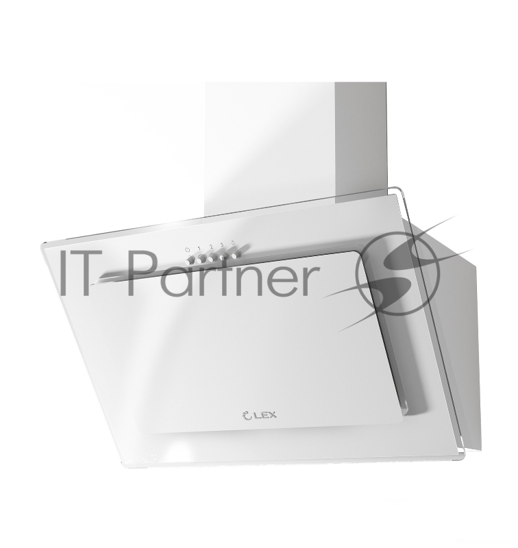Вытяжка каминная Lex Mika G 600 белый управление: кнопочное (1 мотор)