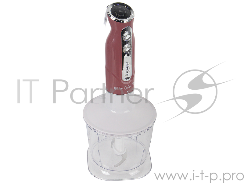 Блендер Endever Skyline HB-09 350Вт, 2 режима мощн., 8 скор., LED- подсв. кнопок, в комплекте насадки блендер, венчик, чаша(0.5л), стакан(0.5л