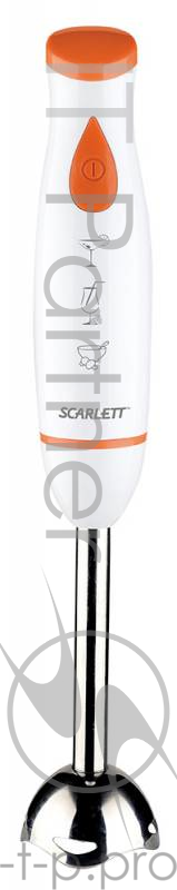 Блендер погружной Scarlett SC-HB42S07 700Вт белый/оранжевый