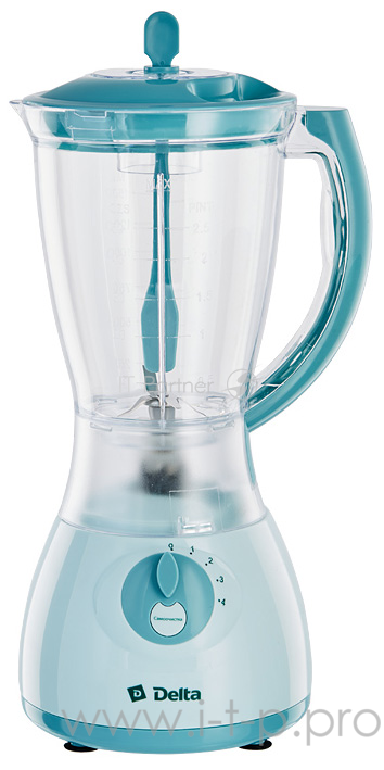 Блендер DELTA LUX DL-7310 серо-голубой.