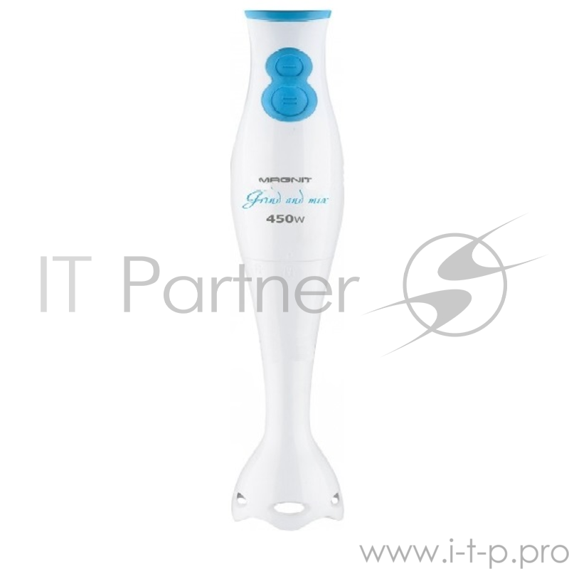 Блендер Magnit RMB-2604, 450 Вт, 2 скорости, стакан 0,5 л