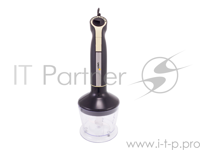 Блендер погружной UNIT USB-604, 800Вт., плавная регулировка скорости, насадка венчик, минирезка, мерный стакан с крышкой