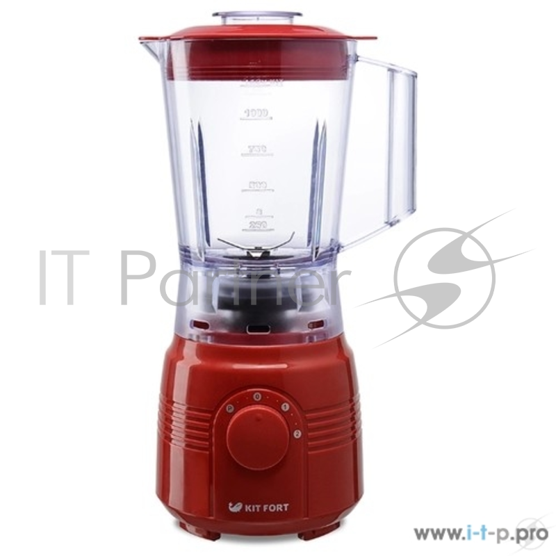 Блендер стационарный Kitfort КТ-1331-2, 350 Вт, красный