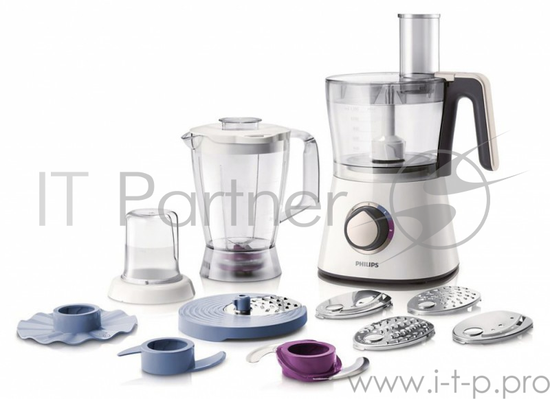 Кухонный комбайн Philips HR7761 белый 750Вт