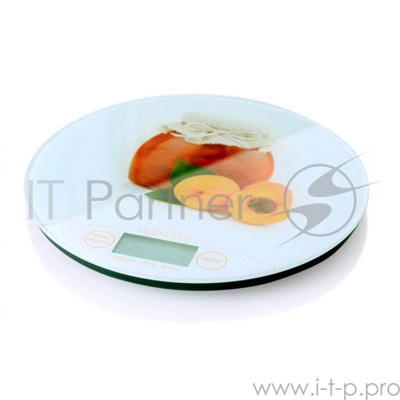 Весы кухонные SMILE KSE 3216 (электрон.) персик