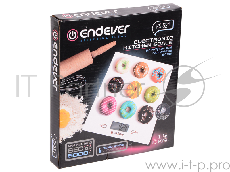 Весы кухонные Endever Skyline KS-521