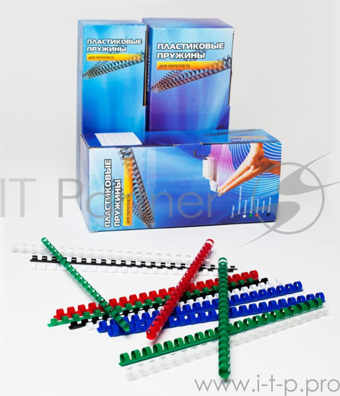 Аксессуар для переплета Office Kit Пластиковые пружины BP2001 (6 мм белые 100 шт.)