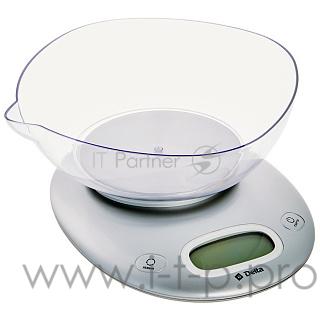 Весы настольные электронные DELTA KCE-34 серебро: 5кг