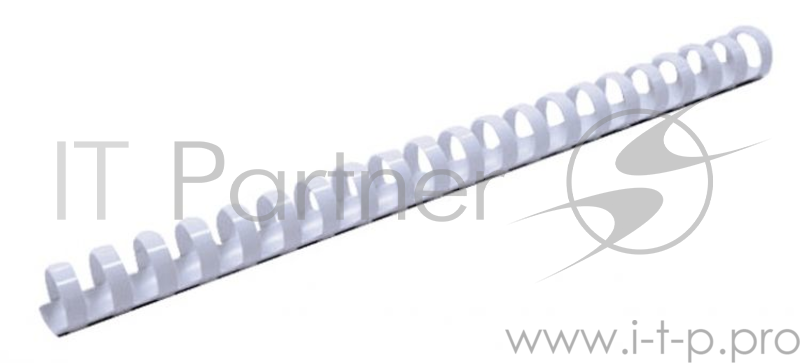 Расходные материалы Lamirel Пружина пластиковая LA-7867401 (14 мм. Цвет: белый, 100 шт.)