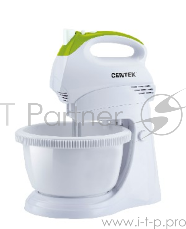 Миксер с чашей Centek CT-1119 бел/зел