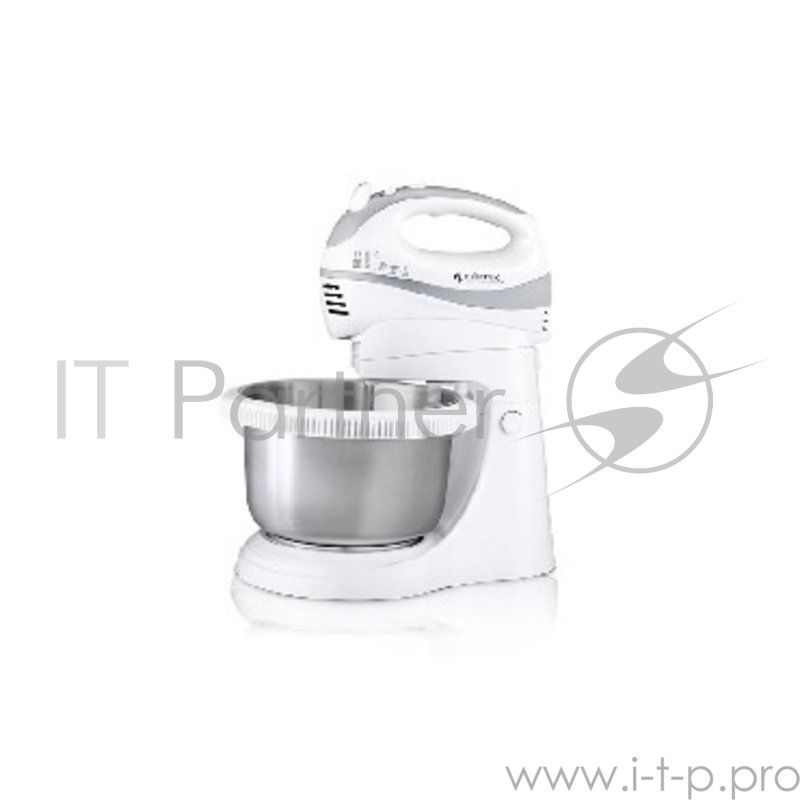 Миксер Centek CT-1107 бел/сталь