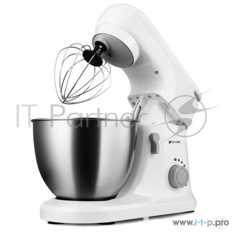 Планетарный миксер 1330-3-КТ Kitfort Мощность: 800 Вт.Ёмкость чаши: 4,5 л. белый