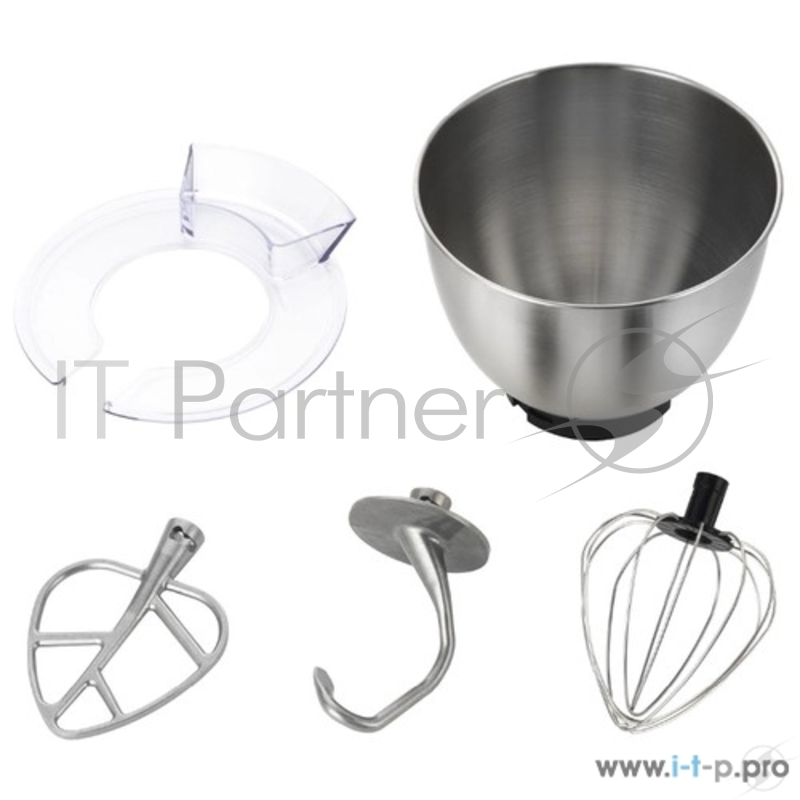 Планетарный миксер 1330-3-КТ Kitfort Мощность: 800 Вт.Ёмкость чаши: 4,5 л. белый