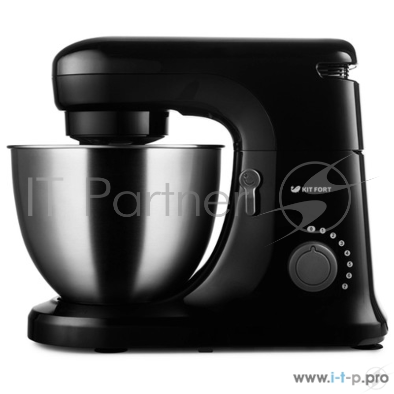 Планетарный миксер 1330-1-КТ Kitfort Мощность: 800 Вт.Ёмкость чаши: 4,5 л. чёрный