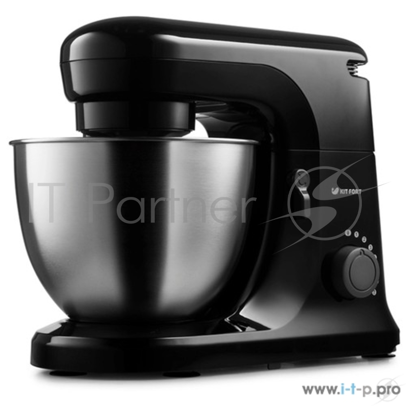 Планетарный миксер 1330-1-КТ Kitfort Мощность: 800 Вт.Ёмкость чаши: 4,5 л. чёрный