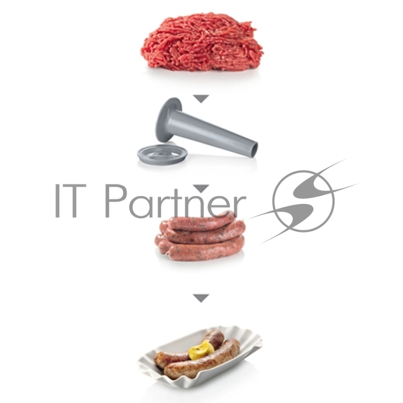 Мясорубка Bosch MFW45020 1600Вт белый/серый