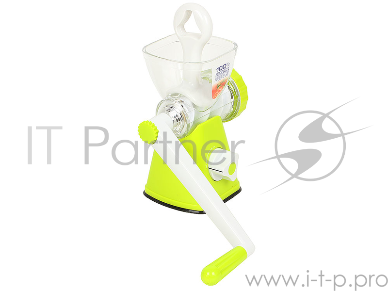 Мясорубка Endever Skyline HG-006, ручная, 2 решетки, насадка для приготовления колбасок, толкатель, механизм надежного крепления