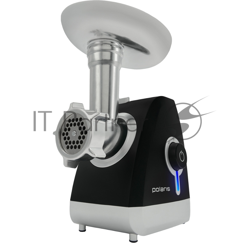 мясорубка POLARIS PMG 2027L Макс. мощность 2000Вт. Производительность 2кг/мин. Система реверса. Система безопасности – возобновляемая термозащита двигателя. Металлический лоток для мяса. Насадки: перфорированный диск для фарша 2шт. (диаметр отверсти