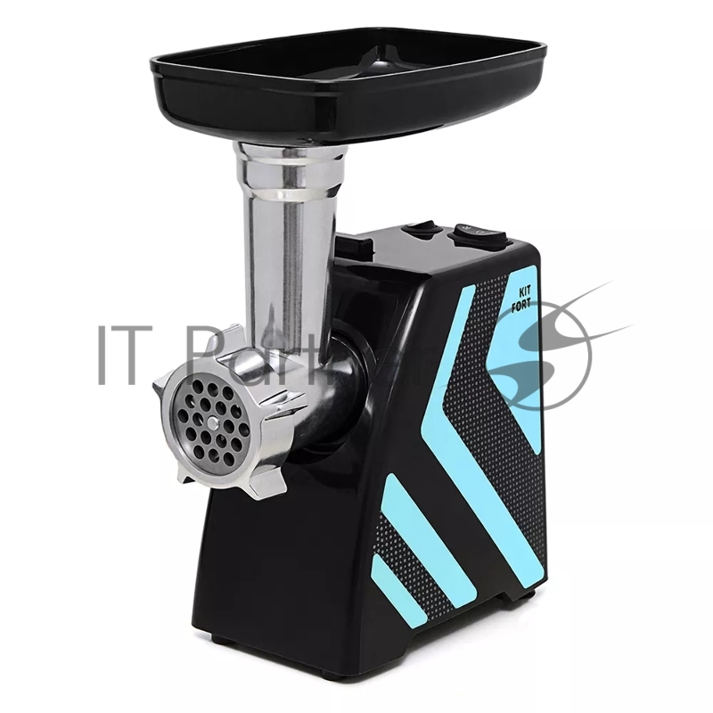 Мясорубка Kitfort KT-2101-1 1500Вт голубой/черный