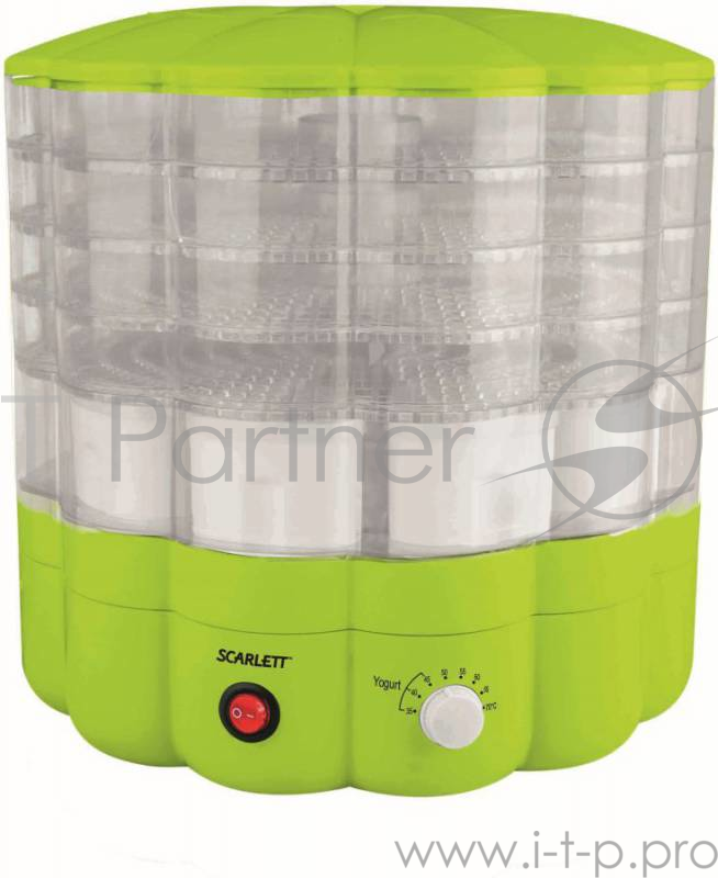 Сушка для фруктов и овощей Scarlett SC-FD421001 5под. 250Вт белый