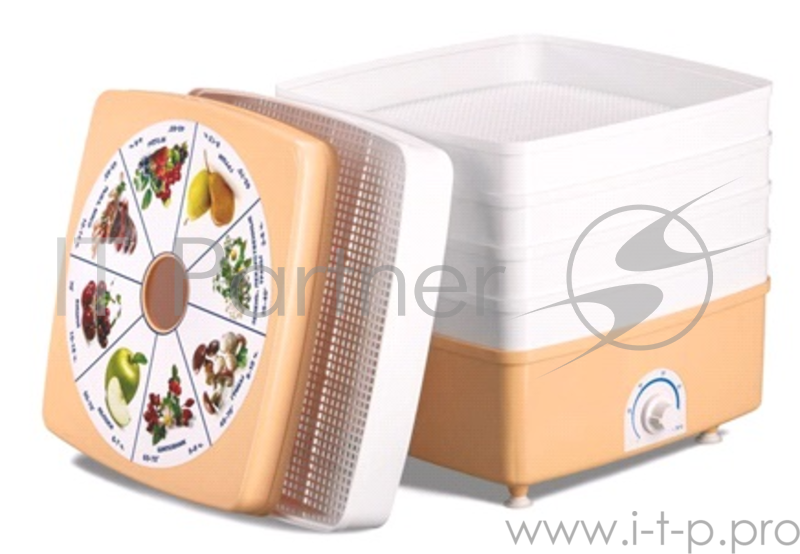 Сушилка для овощей Ротор-Дива-Люкс СШ-010-02 (002), 5 поддонов (гофратара), Барнаул