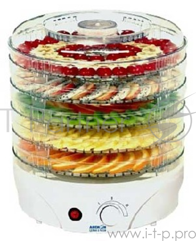 Сушилка для овощей АКСИОН Т-33 250Вт 5поддонов диаметр 32см 2.3кг 32.8х32х28.2см