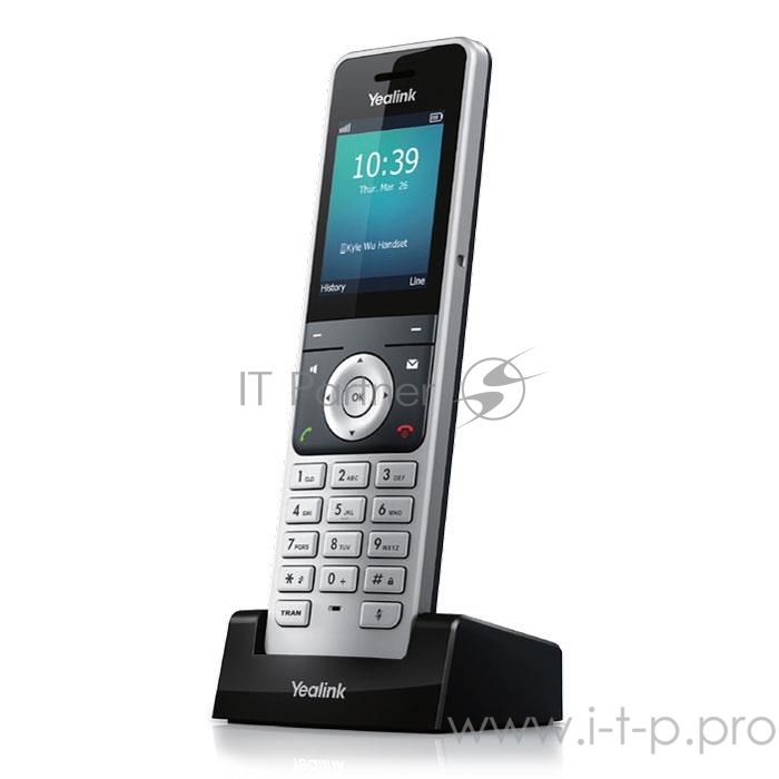 VoIP-телефон YEALINK W56H W56H Беспроводной телефон (трубка), поддержка SIP, WAN, LAN