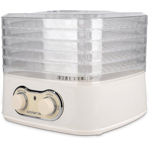 Сушка для фруктов и овощей Polaris PFD 1805 5под. 245Вт белый
