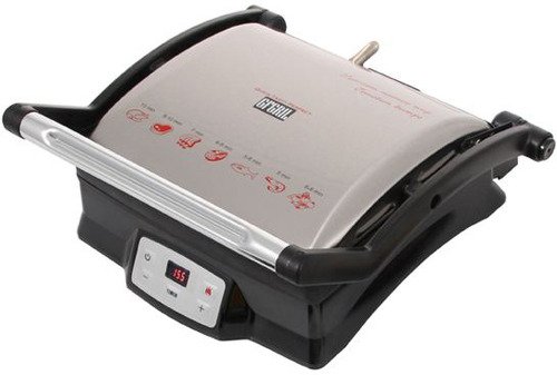 Электрогриль GFGril GF-080 1800Вт черный/серебристый