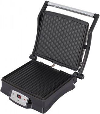 Электрогриль GFGril GF-080 1800Вт черный/серебристый