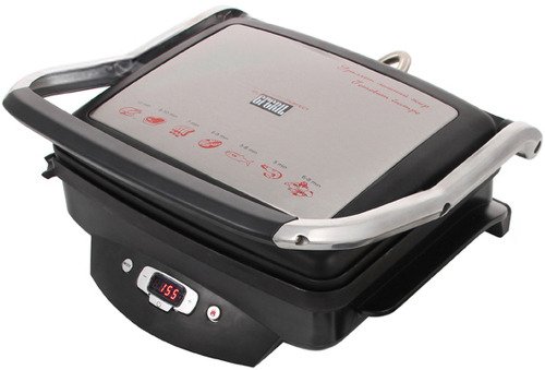 Электрогриль GFGril GF-100 1800Вт черный/серебристый