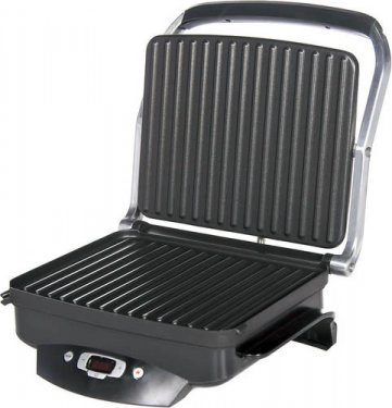 Электрогриль GFGril GF-100 1800Вт черный/серебристый