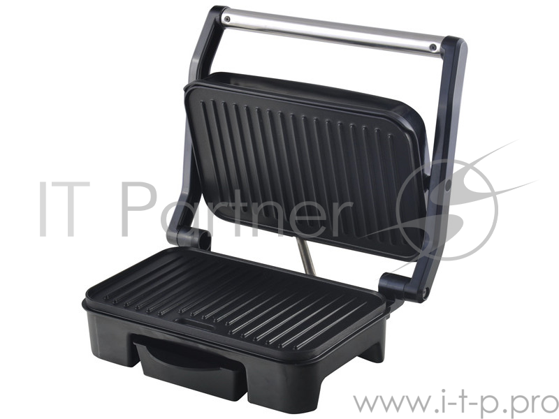 Электрический пресс-гриль ENDEVER Grillmaster 210, серебристый/черный