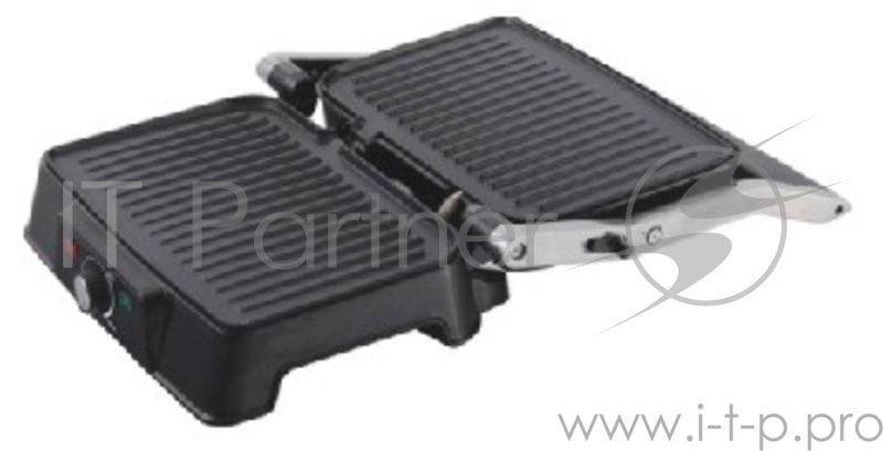 Электрический пресс-гриль ENDEVER Grillmaster 220, серебристый/черный