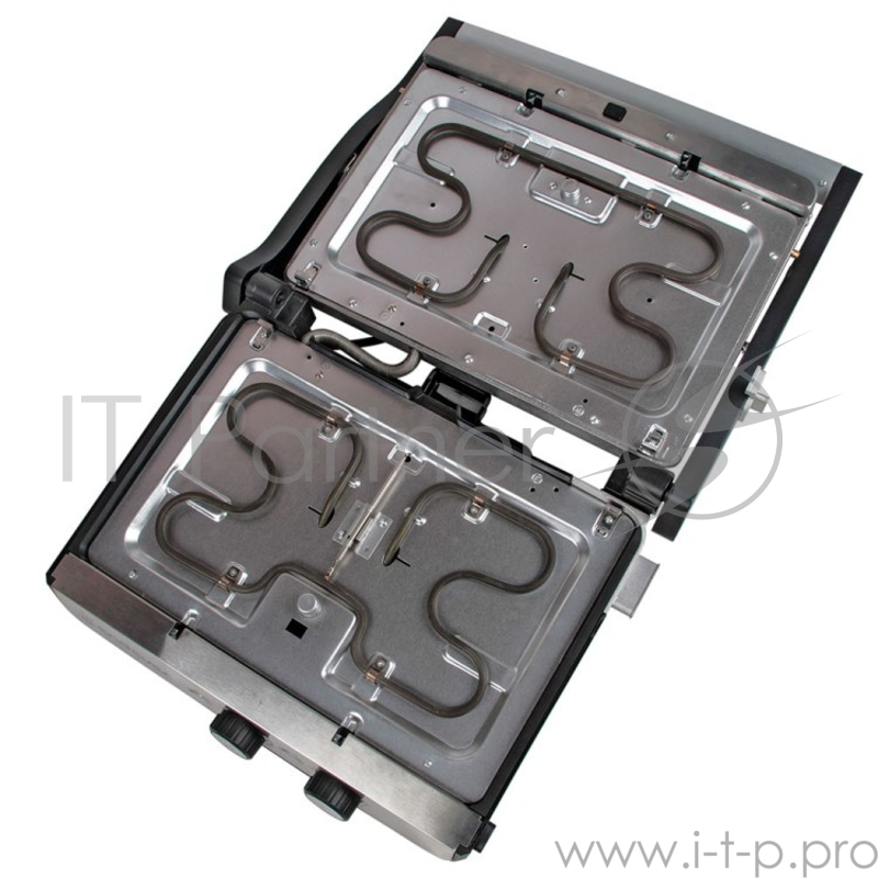 Электрический пресс-гриль ENDEVER Grillmaster 250, серебристый/черный, 2 шт/уп