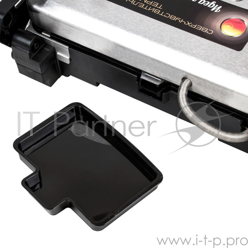 Электрический пресс-гриль ENDEVER Grillmaster 250, серебристый/черный, 2 шт/уп