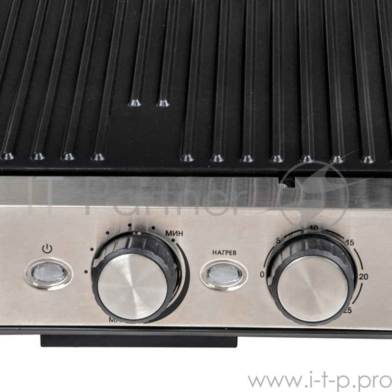 Электрический пресс-гриль ENDEVER Grillmaster 250, серебристый/черный, 2 шт/уп