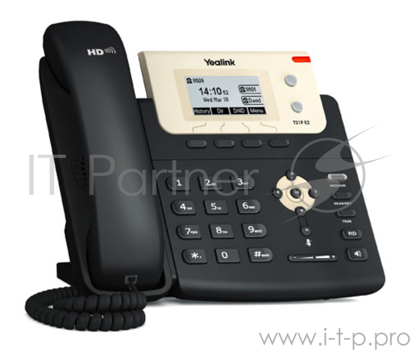 VoIP-телефон YEALINK SIP-T21P E2 SIP-телефон, 2 линии, PoE