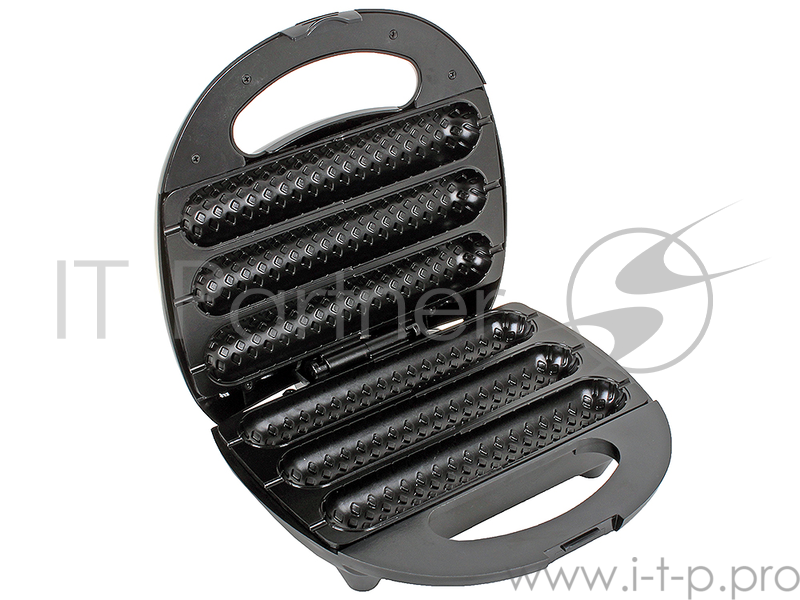 Прибор для приготовления хот-догов ENDEVER Skyline SM-17 750Вт, черный, автотерморегулятор антипригарное внутреннее покрытие, индикаторы нагрева и го