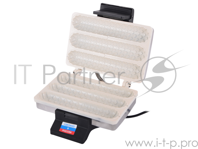 Вафельница Лакомка - сосисочница ЭС-1 (1000 Вт., керамическое покрытие., цвет. упак. г. Челябинск)