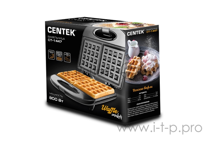 Вафельница Centek CT-1447 (венские вафли)