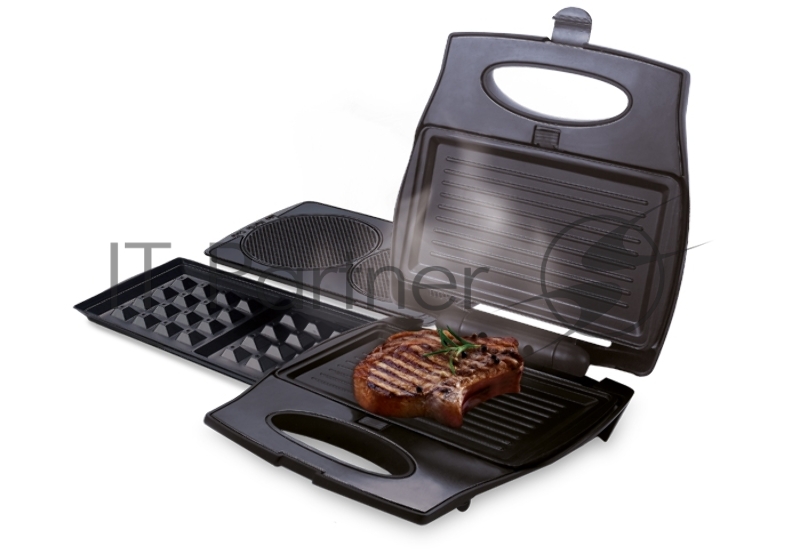 Вафельница Centek CT-1450 (венские вафли, гриль, вафли для мороженного)