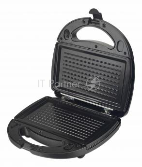 Вафельница WILLMARK SM-480, сэндвичница, гриль (3 смен. панели, антиприг. покрыт, 800Вт, черная)